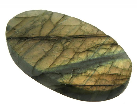 Oval 41x25mm Druzy Labradorite Cabochon 05