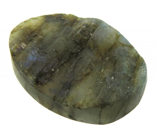 Oval 38x26mm Druzy Labradorite Cabochon 06