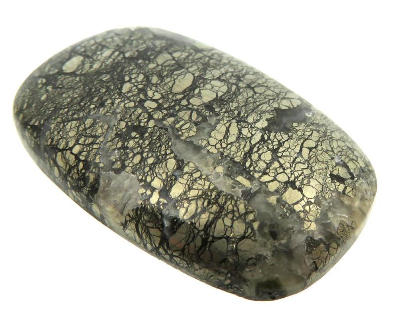 Rectangle 39x24mm Marcasite Cabochon 21