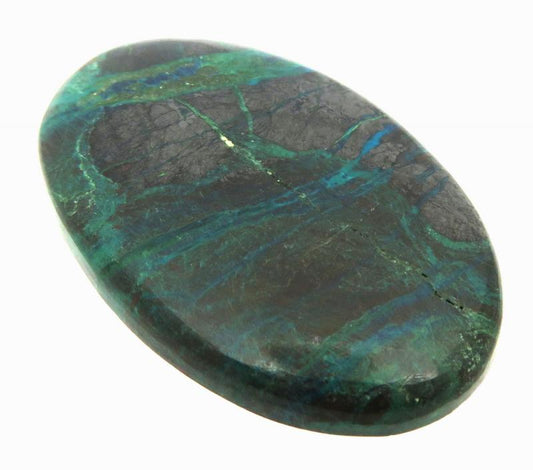 Oval 42x26mm Shattuckite Cabochon 11