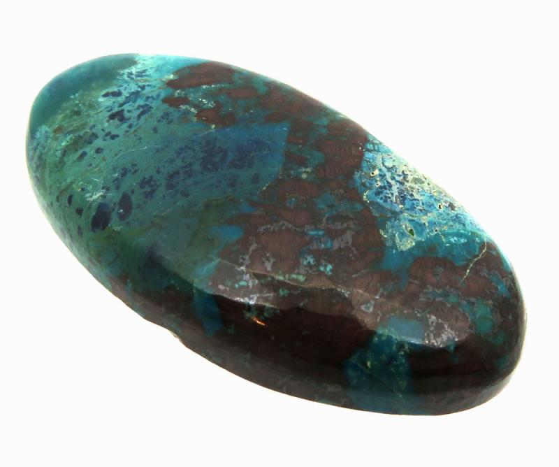 Oval 37x20mm Shattuckite Cabochon 12