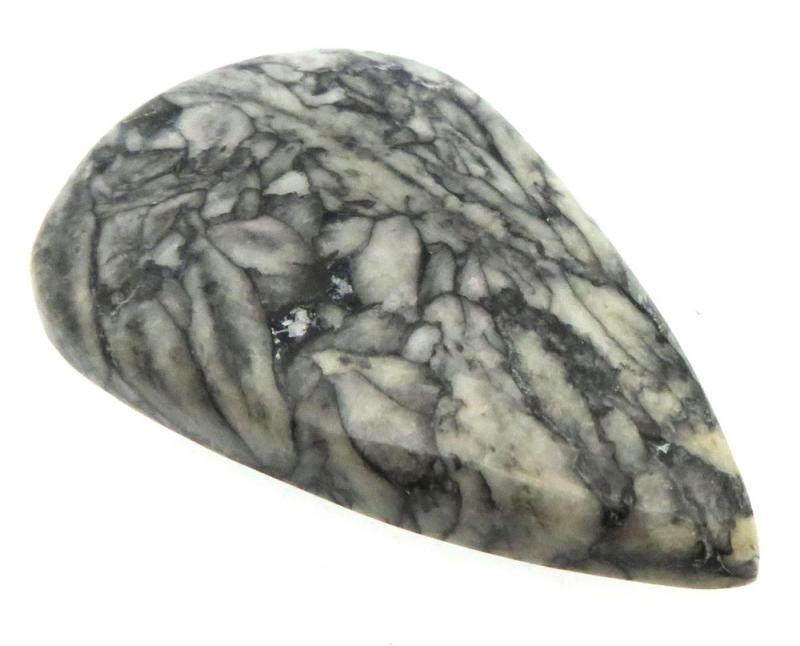 Teardrop 44x26mm Pinolith Cabochon 06