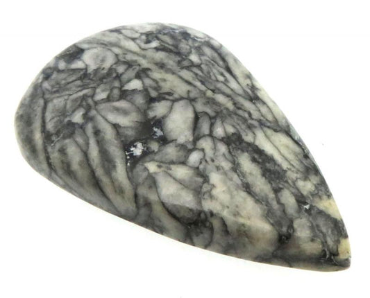 Teardrop 44x26mm Pinolith Cabochon 06