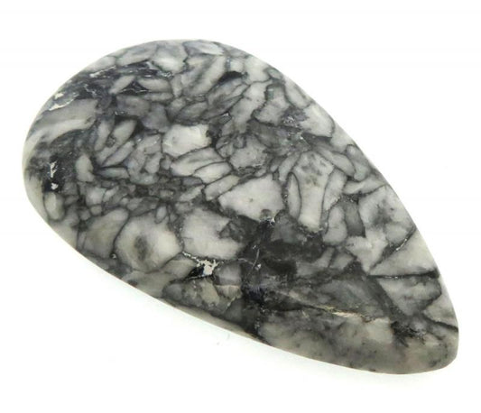 Teardrop 47x27mm Pinolith Cabochon 19