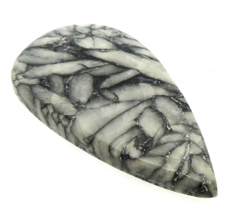 Teardrop 45x23mm Pinolith Cabochon 21