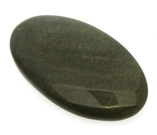 Oval 42x23mm Gold Sheen Obsidian Cabochon 07