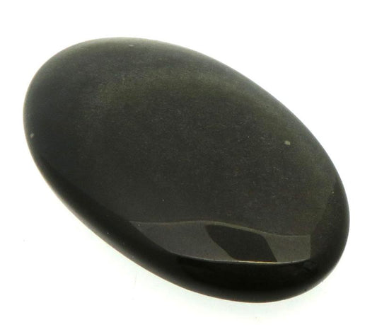 Oval 43x25mm Gold Sheen Obsidian Cabochon 15