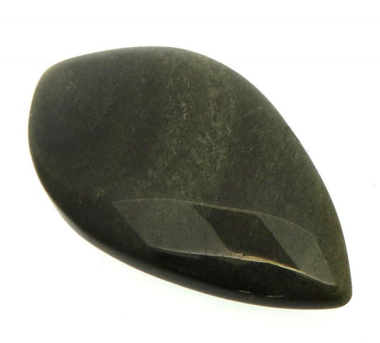 Freeform 40x22mm Gold Sheen Obsidian Cabochon 19