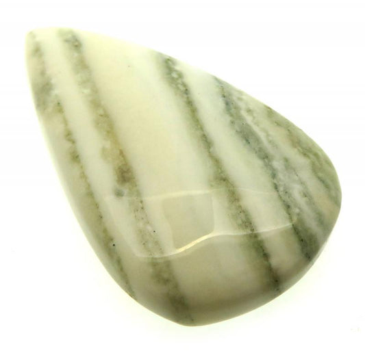 Teardrop 39x22mm Saturn Chalcedony Cabochon 02