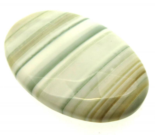 Oval 41x27mm Saturn Chalcedony Cabochon 03