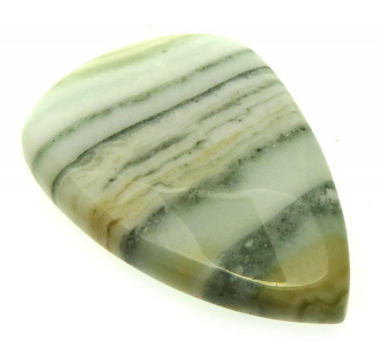 Teardrop 37x25mm Saturn Chalcedony Cabochon 05