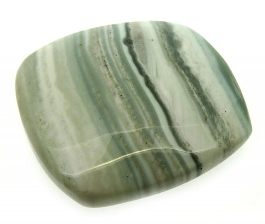 Square 30x30mm Saturn Chalcedony Cabochon 07