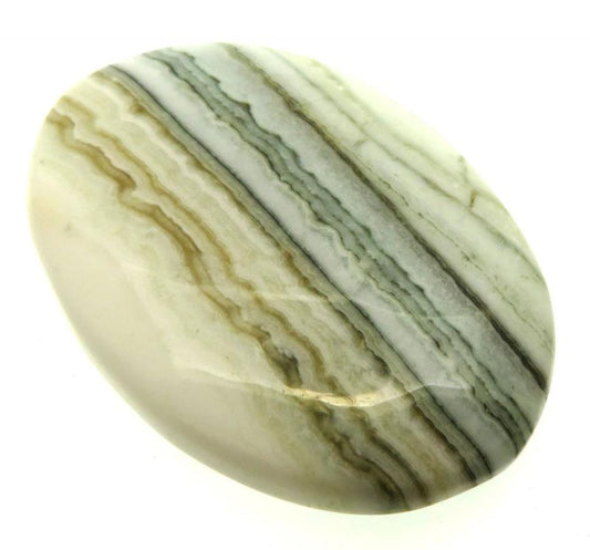 Oval 37x25mm Saturn Chalcedony Cabochon 09