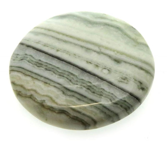 Round 31x31mm Saturn Chalcedony Cabochon 19