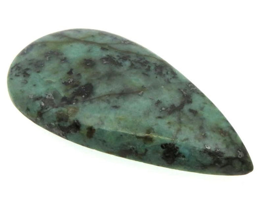Teardrop 49x25mm Brazilian Turquoise Cabochon 07