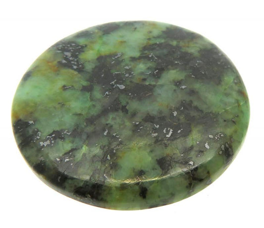 Round 38x38mm Brazilian Turquoise Cabochon 09