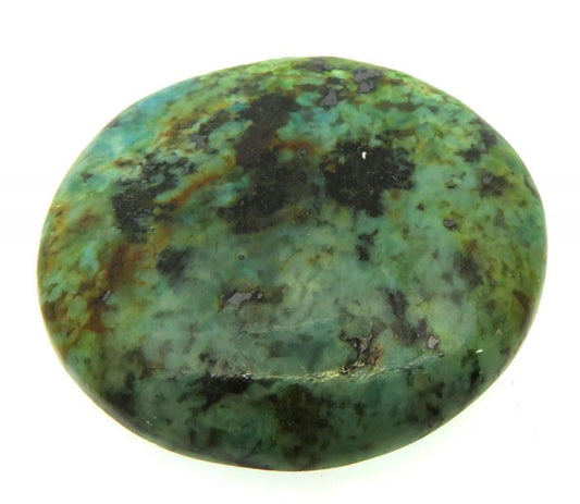 Round 32x32mm Brazilian Turquoise Cabochon 17