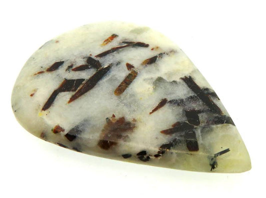 Teardrop 40x28mm Astrophyllite Cabochon 04