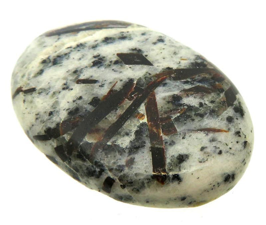 Oval 37x25mm Astrophyllite Cabochon 05