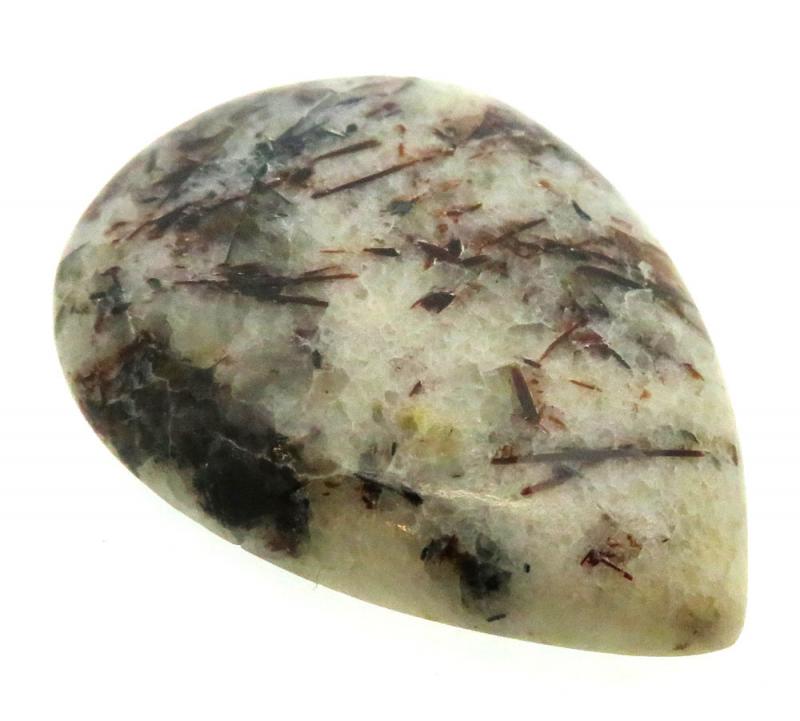 Teardrop 35x25mm Astrophyllite Cabochon 07