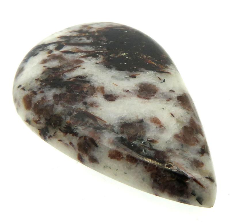 Teardrop 38x24mm Astrophyllite Cabochon 19