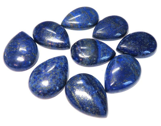 Single Teardrop 33mm Long Lapis Lazuli Cabochon