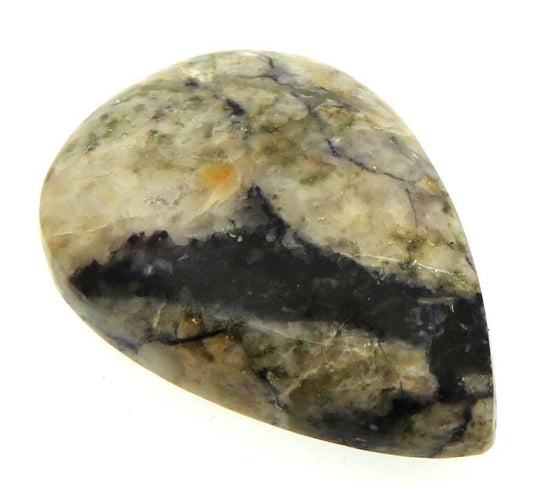 Teardrop 30x21mm Indian Fluorite Cabochon 27