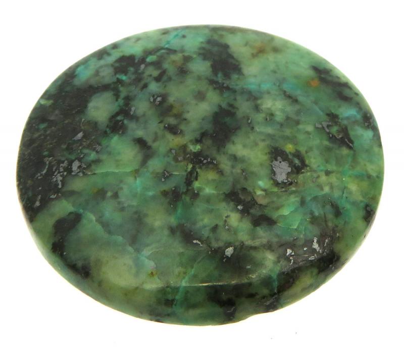 Round 39x39mm Brazilian Turquoise Cabochon 23