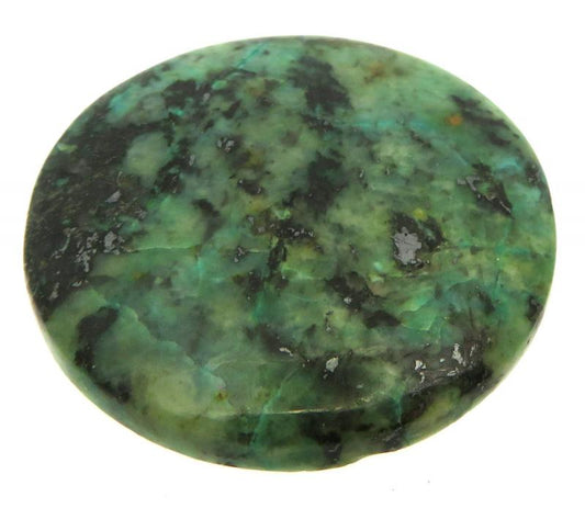 Round 39x39mm Brazilian Turquoise Cabochon 23