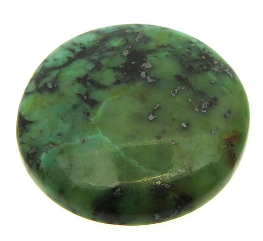Round 28x28mm Brazilian Turquoise Cabochon 25