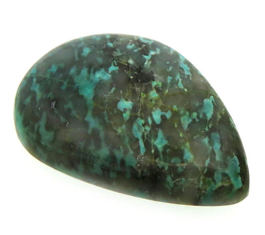 Teardrop 26x19mm Brazilian Turquoise Cabochon 42