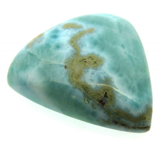 Teardrop 32x34mm Larimar Cabochon 11