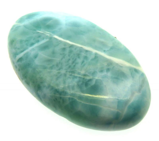Oval 52x31mm Larimar Cabochon 32
