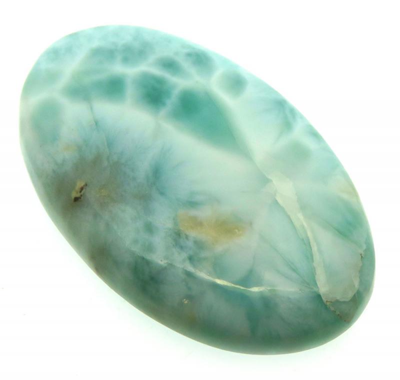 Oval 42x25mm Larimar Cabochon 33