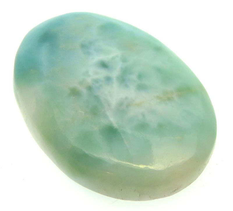 Oval 40x27mm Larimar Cabochon 48