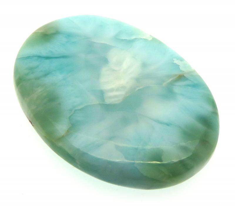 Oval 42x30mm Larimar Cabochon 62
