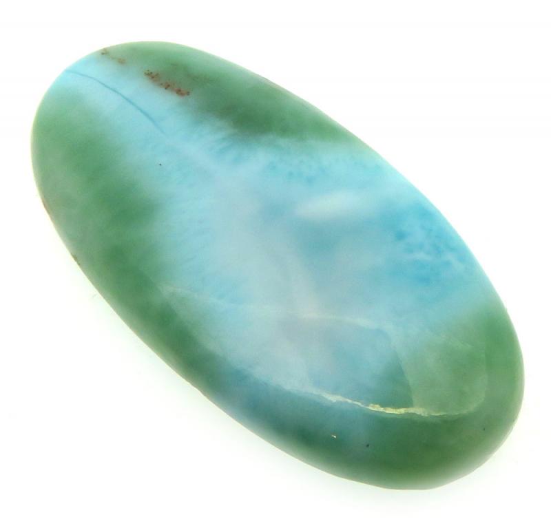 Oval 40x19mm Larimar Cabochon 63