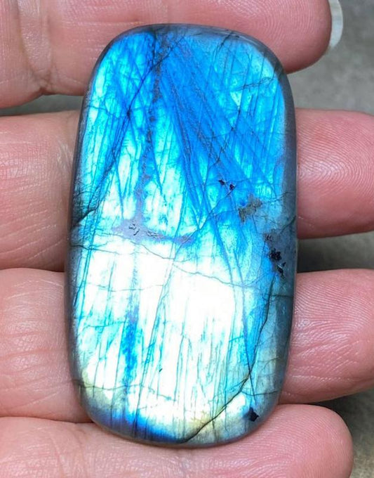 Rectangle 57x30mm Labradorite Cabochon 18