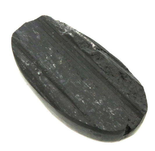 Oval 51x28mm Druzy Black Tourmaline Cabochon 09