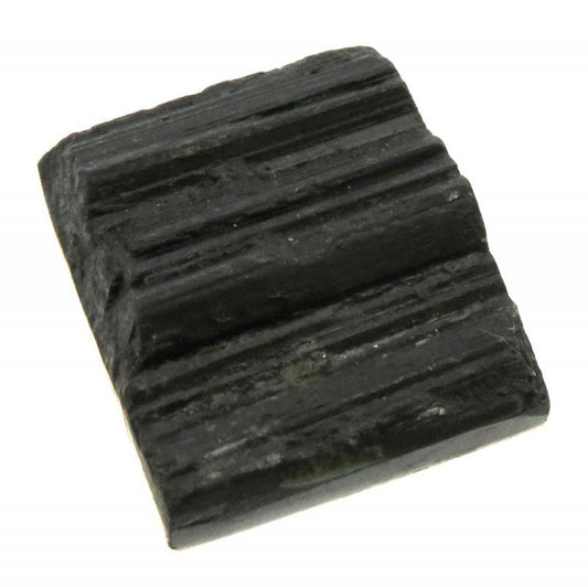 Rectangle 25x21mm Druzy Black Tourmaline Cabochon 11