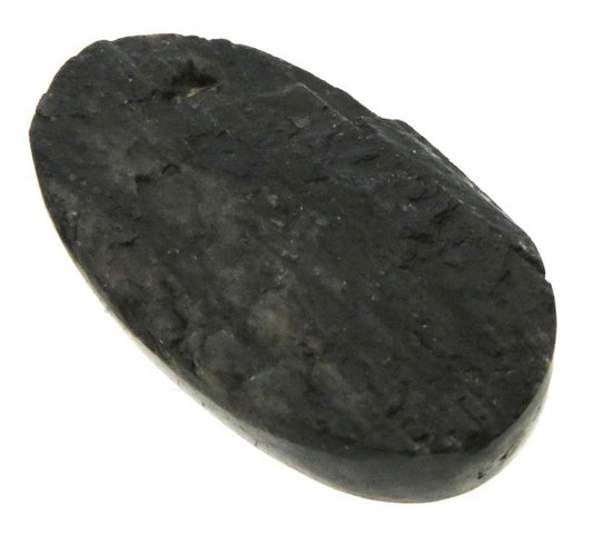 Oval 37x20mm Druzy Black Tourmaline Cabochon 12