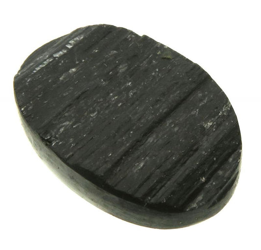 Oval 33x22mm Druzy Black Tourmaline Cabochon 16