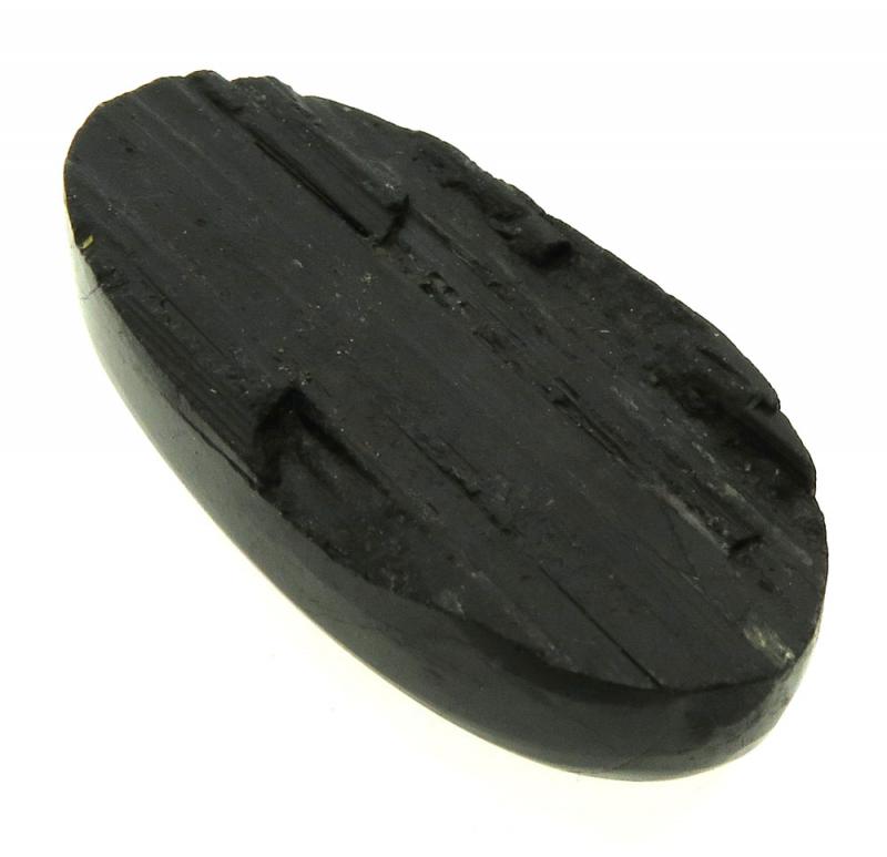 Oval 37x17mm Druzy Black Tourmaline Cabochon 19