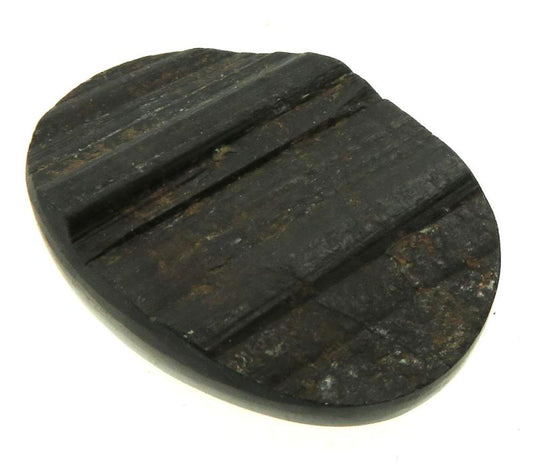 Oval 32x22mm Druzy Black Tourmaline Cabochon 25