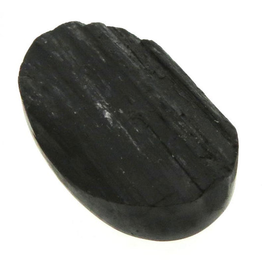 Oval 30x20mm Druzy Black Tourmaline Cabochon 26