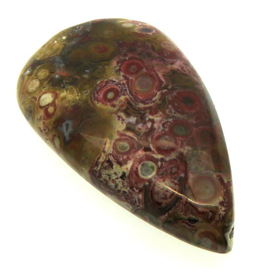 Teardrop 29x17mm Palm Agate Cabochon 07