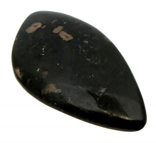 Freeform 44x23mm Nuummite Cabochon 03