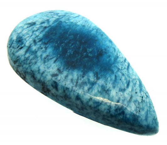 Teardrop 43x22mm Turquoise Scolecite Cabochon 12