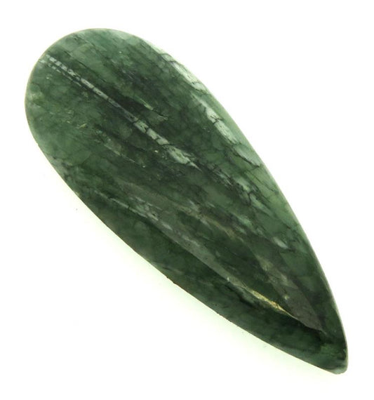 Teardrop 46x18mm Olive Scolecite Cabochon 13