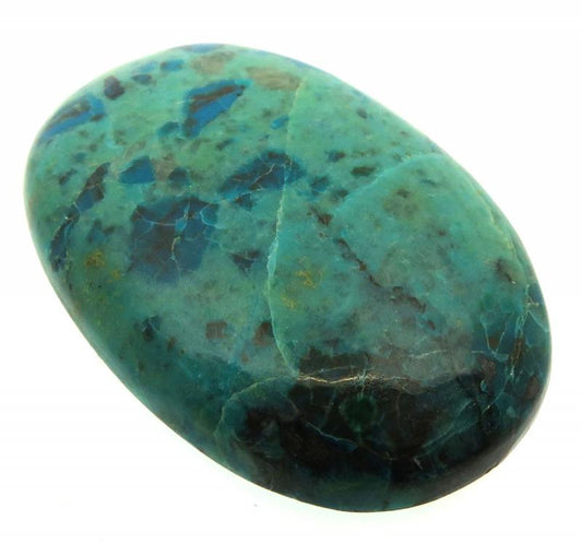 Oval 38x26mm Chrysocolla Cabochon 22